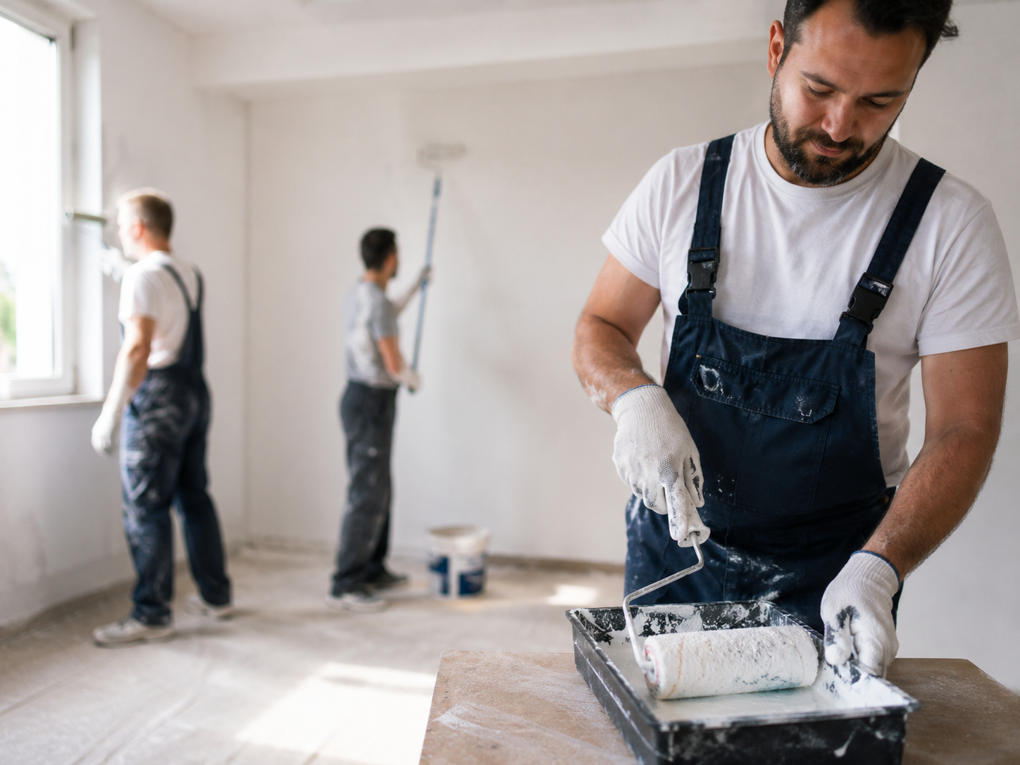 Interior building repair and decoration